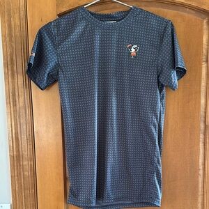 Little Caesars Men’s Unisex Performance Gray Graphic T-Shirt Size Small